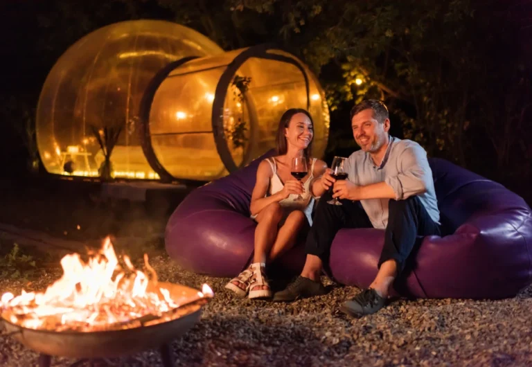 bubble tents for outdoor dining